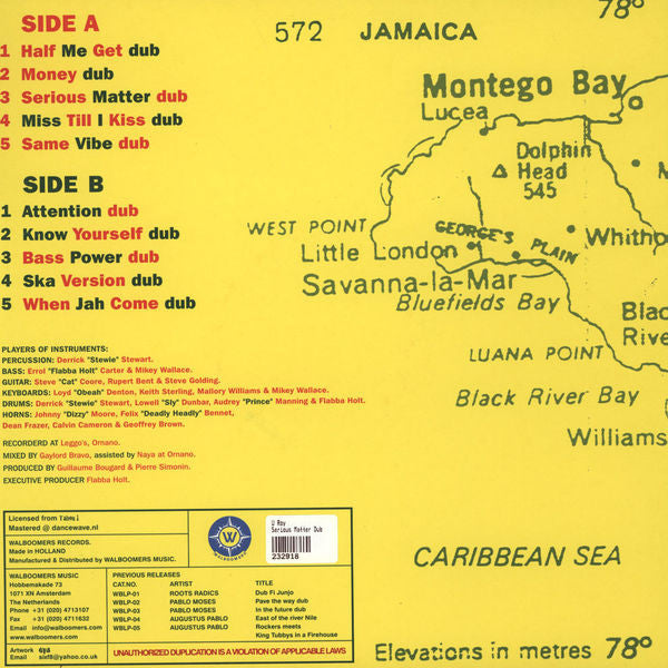 U Roy - Serious Matter Dub.