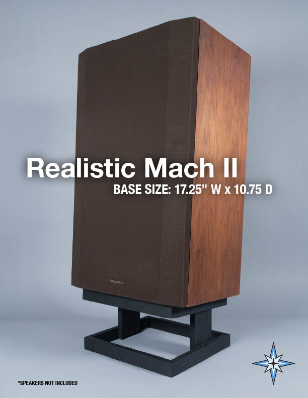 Skylabs Classic Wood Speaker Stands