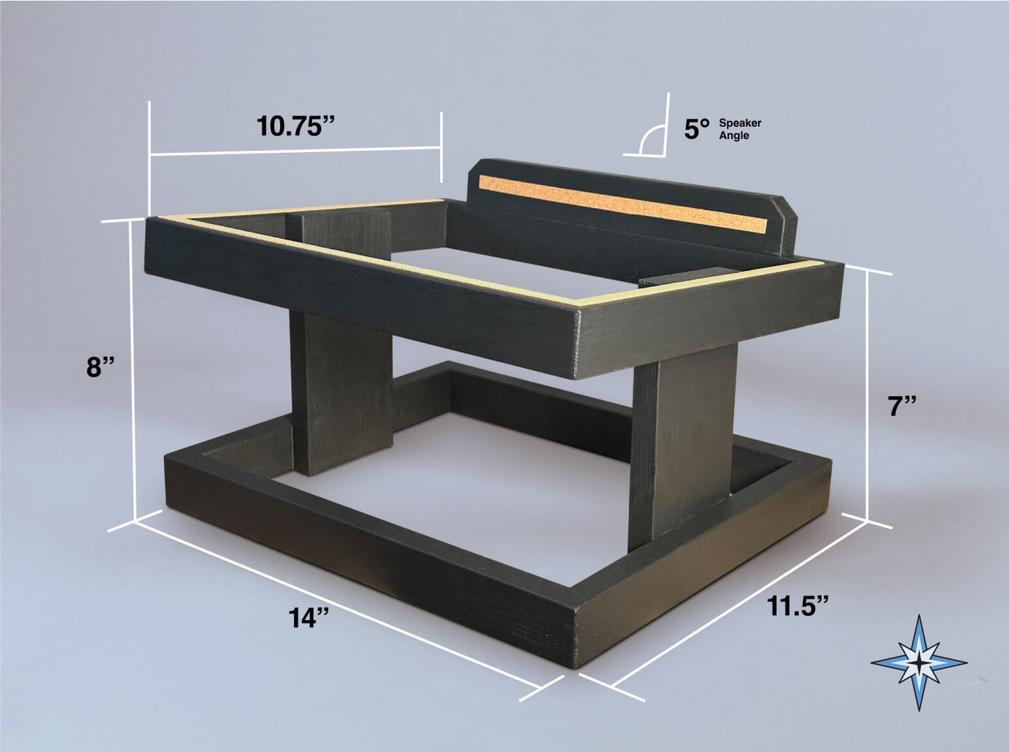 Skylabs Classic Wood Speaker Stands