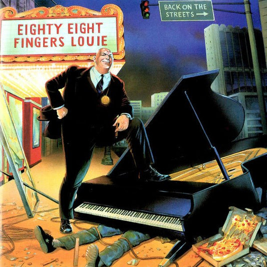 88 Fingers Louie - Back on the Streets (Remixed and Remastered) [Blue Vinyl]  (New Vinyl LP)