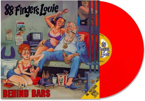 88 Fingers Louie - Behind Bars [Red Vinyl]  (New Vinyl LP)