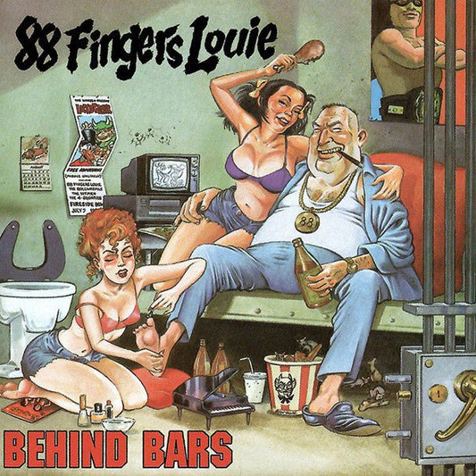 88 Fingers Louie - Behind Bars [Red Vinyl]  (New Vinyl LP)