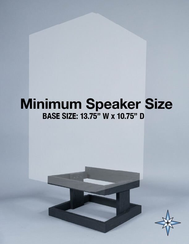 Skylabs Classic Wood Speaker Stands