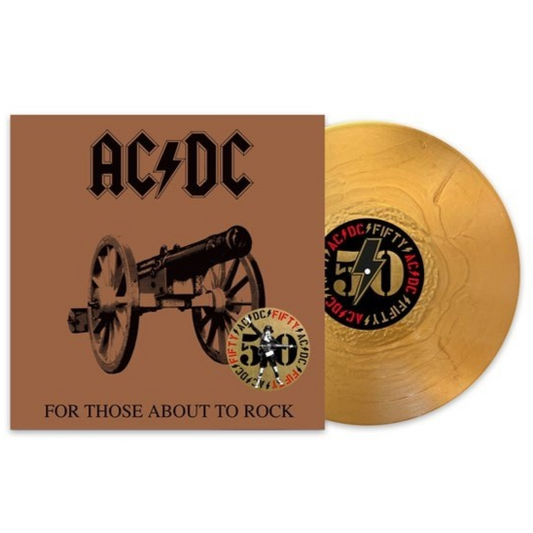AC/DC - For Those About To Rock (50th Anniversary Edition, Gold Color Vinyl) [Import] ((Vinyl))