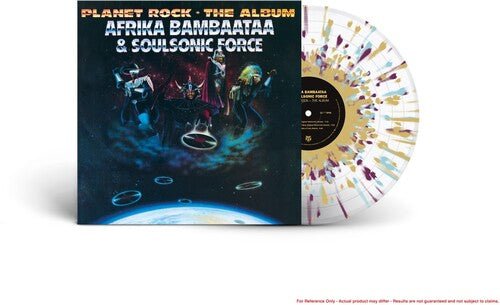 Afrika Bambaataa & Soulsonic Force - Planet Rock: the Album [Blue, Purple & Gold Splatter Vinyl]  (New Vinyl LP)