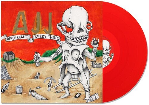 AJJ - Disposable Everything [Red Vinyl]  (New Vinyl LP)