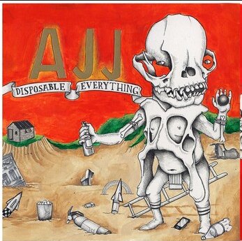 AJJ - Disposable Everything [Red Vinyl]  (New Vinyl LP)