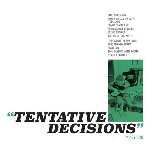 Mikey Erg - Tentative Decisions [Colored Vinyl]  (New Vinyl LP)