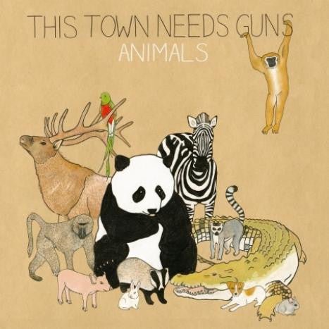 This Town Needs Guns - Animals [Blue & Green Galaxy Vinyl]  (New Vinyl LP)